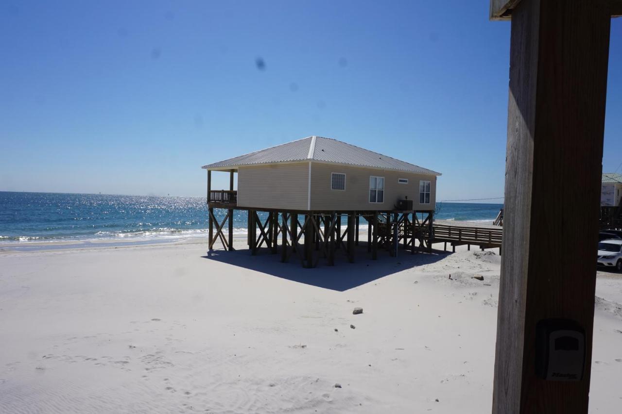 Marisol - Pet Friendly And Gulf Front! Enjoy The Large Deck With Amazing Views! Home Dauphin Island Exteriör bild