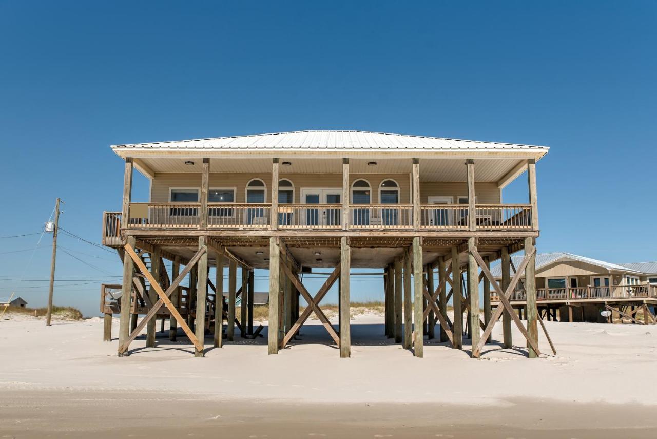 Marisol - Pet Friendly And Gulf Front! Enjoy The Large Deck With Amazing Views! Home Dauphin Island Exteriör bild