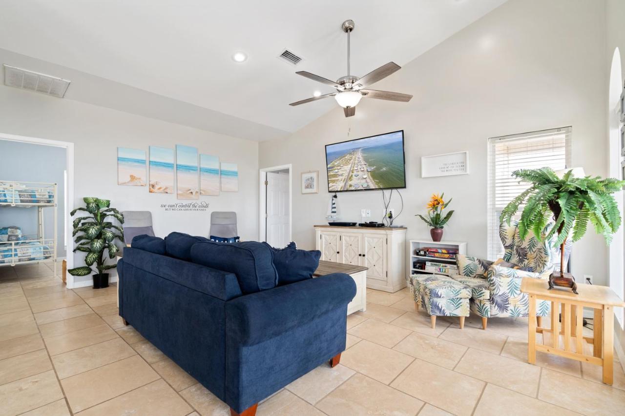 Marisol - Pet Friendly And Gulf Front! Enjoy The Large Deck With Amazing Views! Home Dauphin Island Exteriör bild